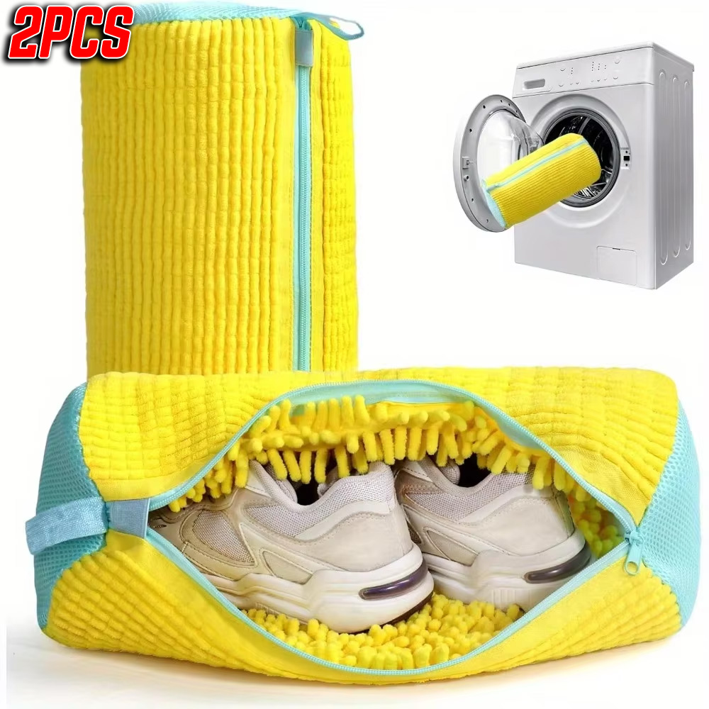 Sneaker Cleaner - 2pcs Shoe Washing Machine Bags Reusable