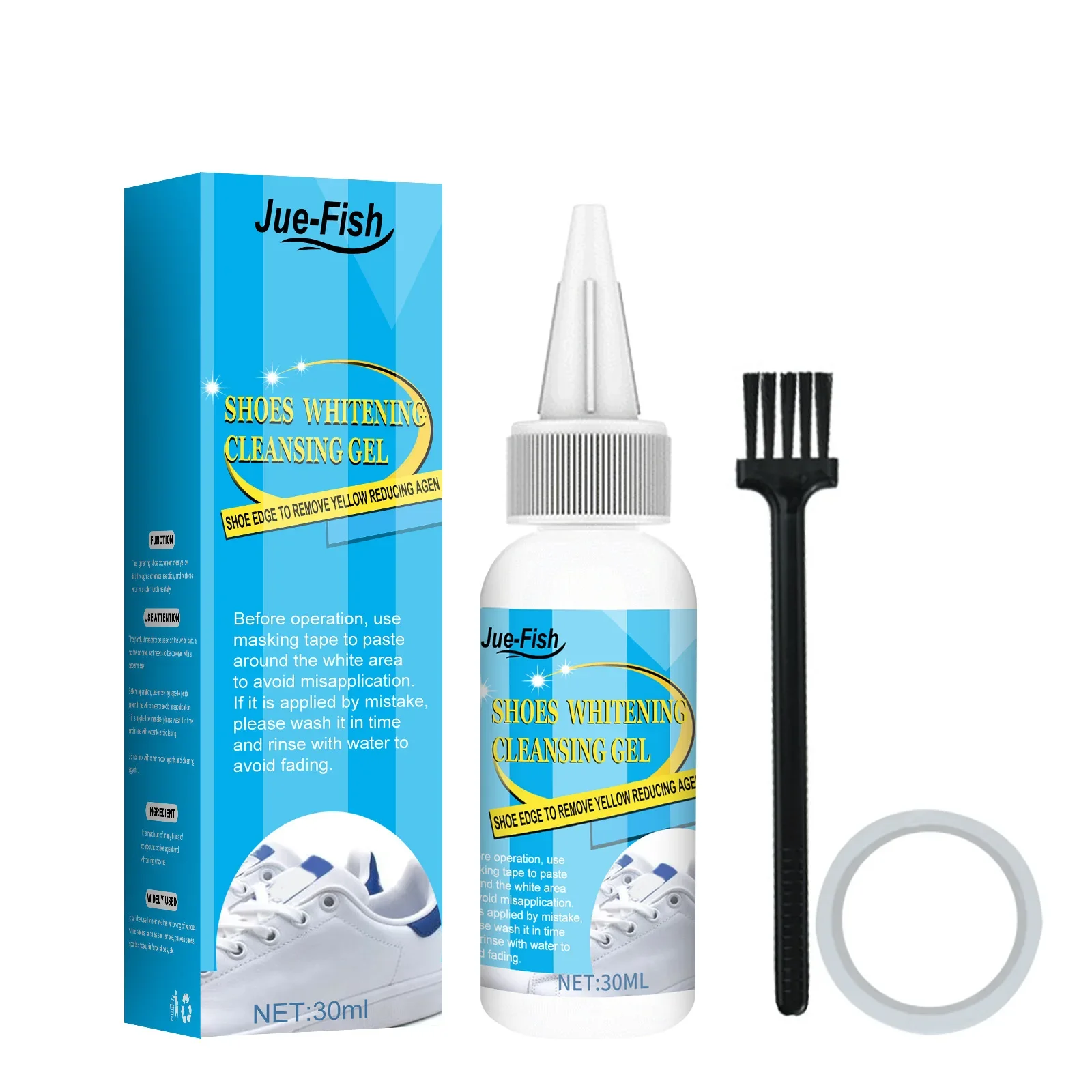 White Shoes Cleaning Gel Stain - Sneaker Care Spray ulasan dan harga